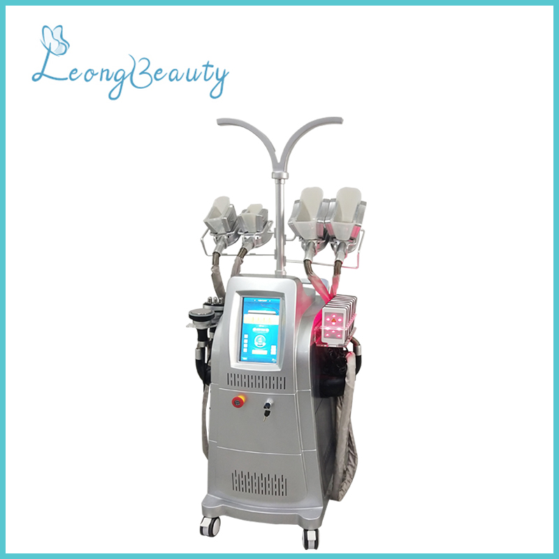 ဒေါင်လိုက် မီးခိုးရောင် Silicon Cryolipolysis Rf Cavitation အလေးချိန် လျော့ကျသည့် စက်