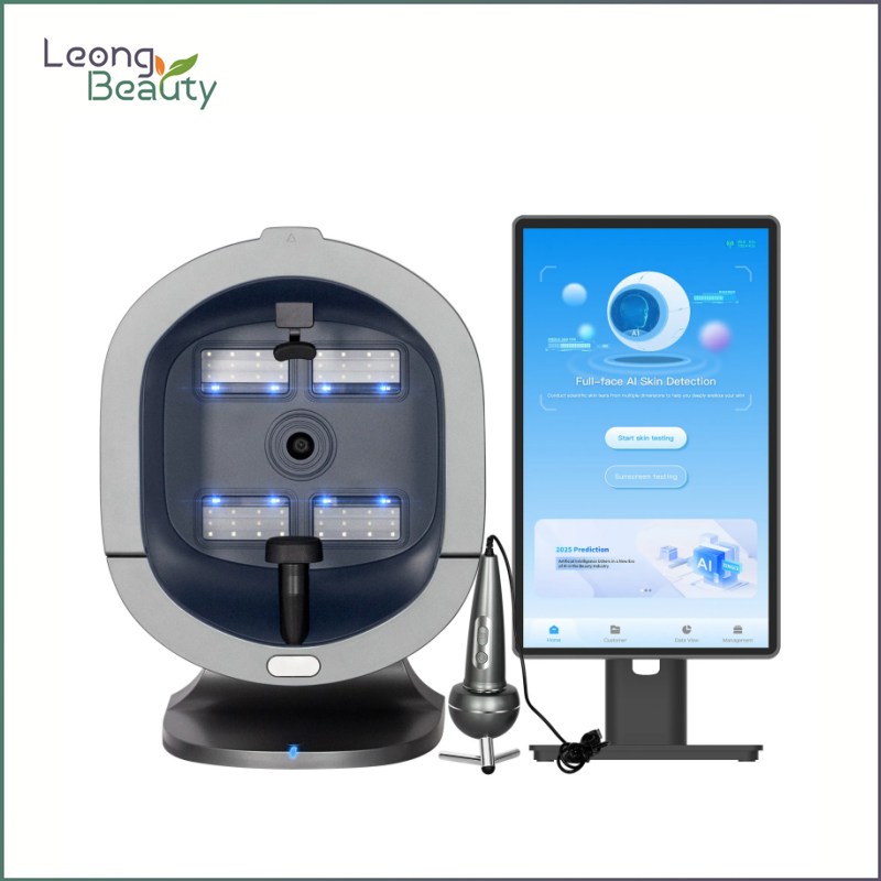 2in1 အရေပြားနှင့် ဦးရေပြား ဆန်းစစ်ခြင်းစက် X5 Pro